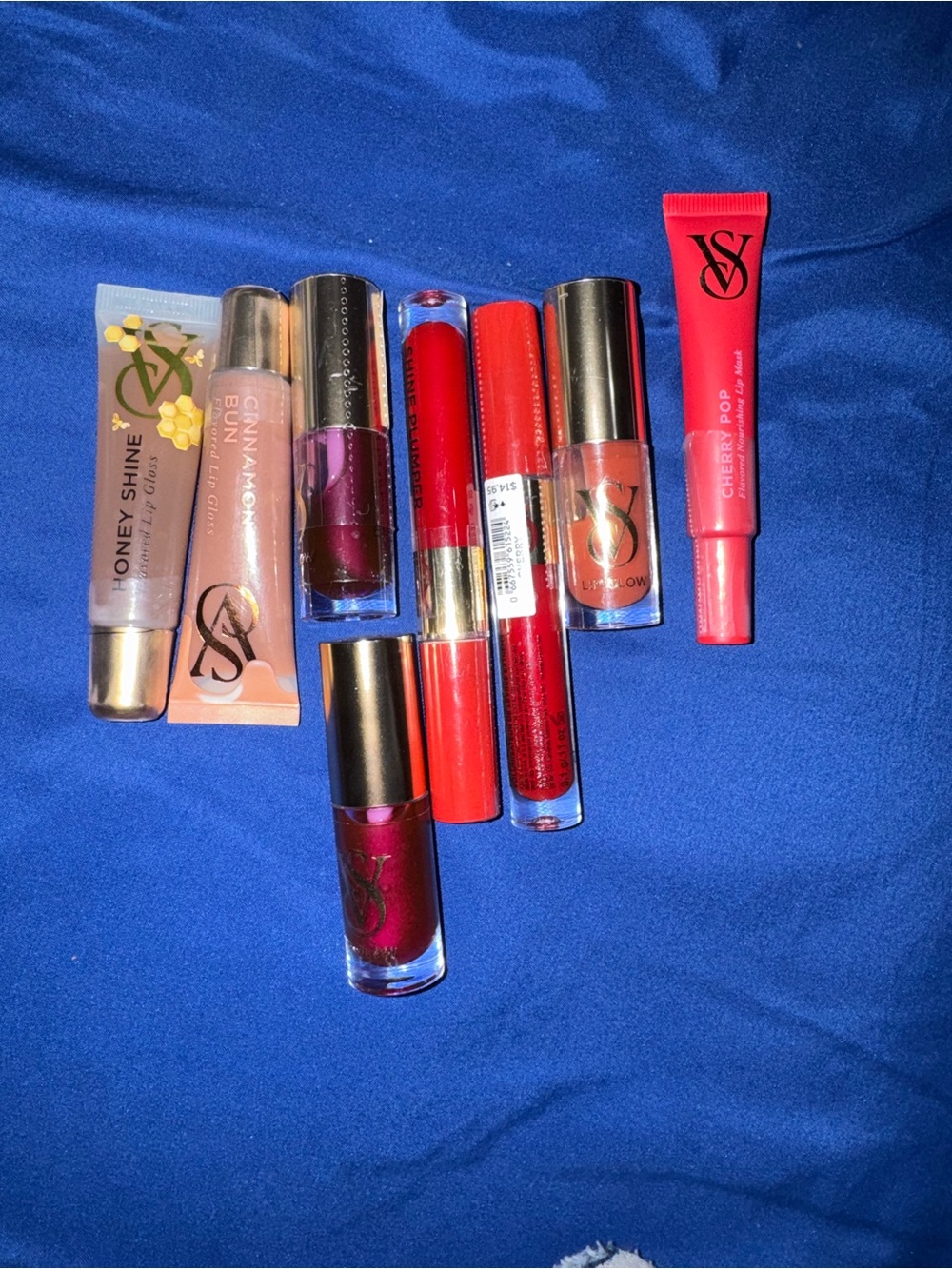 Victoria's Secret Lip Balm & Gloss Set in Red, Pink, Nude, Berry